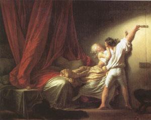 Jean Honore Fragonard The Bolt (mk05) oil painting picture